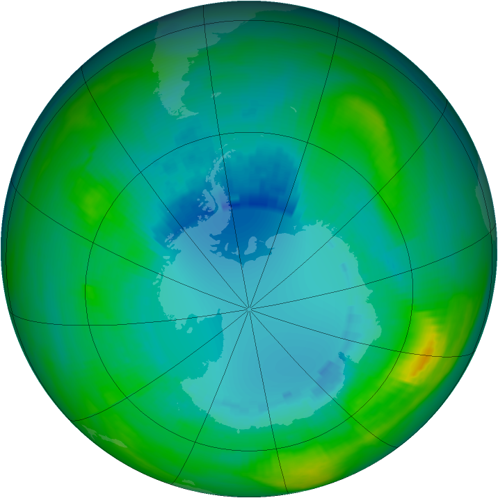 Ozone Map 1983-08-23